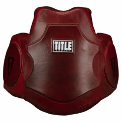 TITLE Boxing Blood Red Leather Body Protector -Boxing Equipment Sales Store brmmbp rd 2