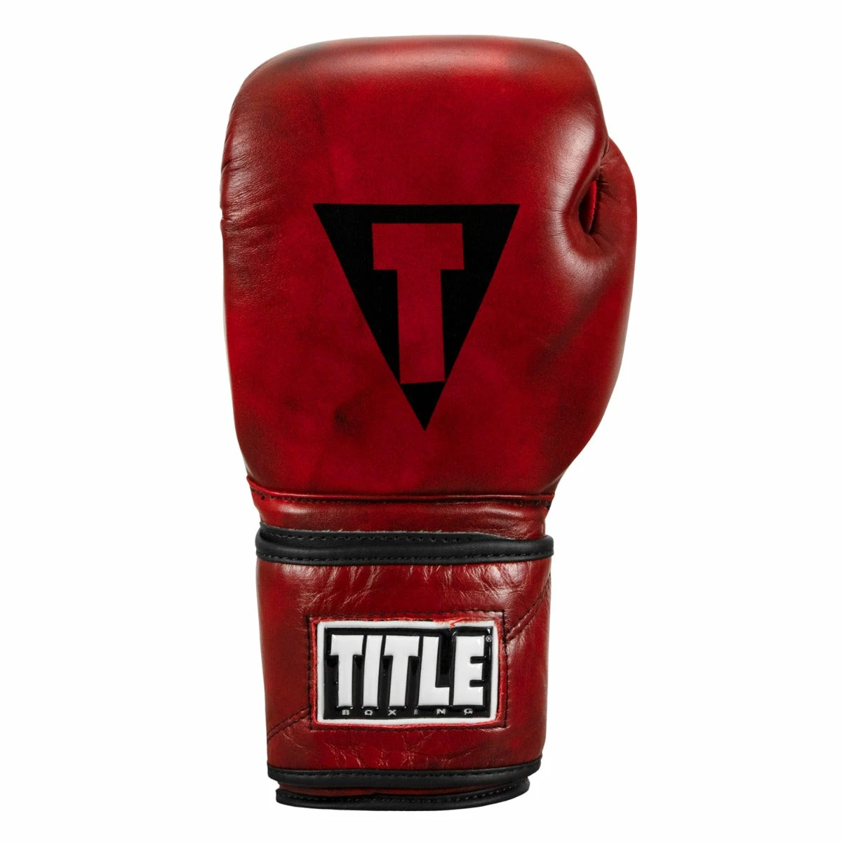 TITLE Boxing Blood Red Leather Training Gloves 4 TITLE Boxing Blood Red Leather Training Gloves - Image 4