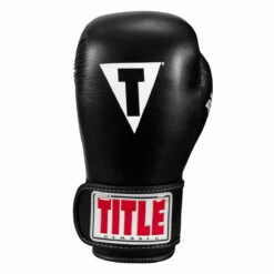 TITLE Classic Black Max Boxing Gloves -Boxing Equipment Sales Store cbmbg2 03