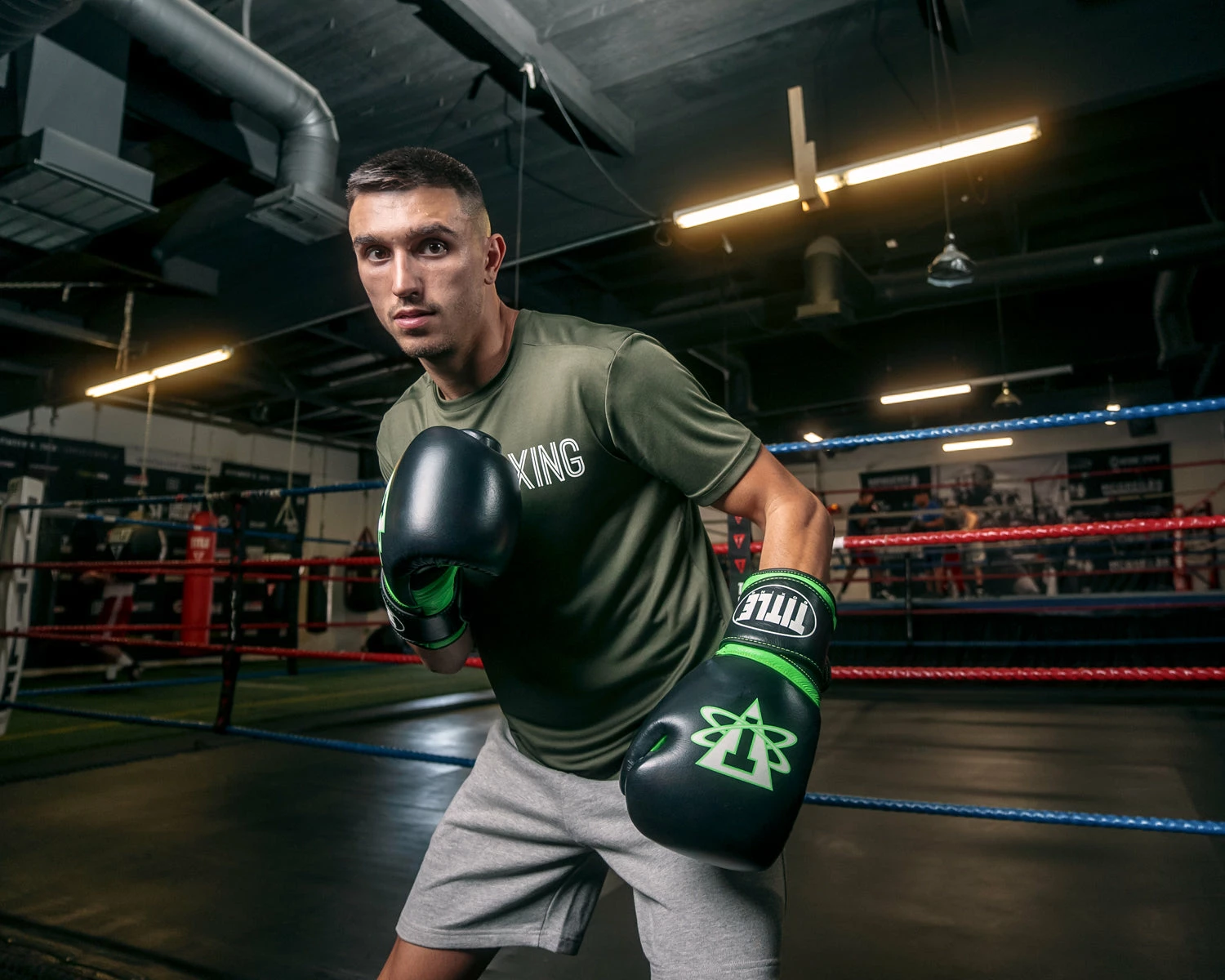 TITLE Boxing Leather Cosmic Training Gloves 7 TITLE Boxing Leather Cosmic Training Gloves - Image 7