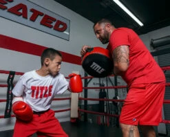 TITLE Classic Round Punch Shield V2 -Boxing Equipment Sales Store cpsh2 bk rd 1