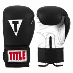 TITLE Classic Fitness Boxing Gloves -Boxing Equipment Sales Store crbg bk wh 01 1