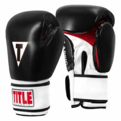 TITLE Classic Leather Super Bag Gloves 2.0 -Boxing Equipment Sales Store csbgl2 bk wh rd 02