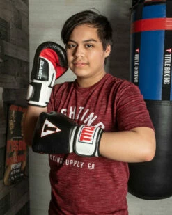 TITLE Classic Leather Super Bag Gloves 2.0 -Boxing Equipment Sales Store csbgl2 bkwhrd