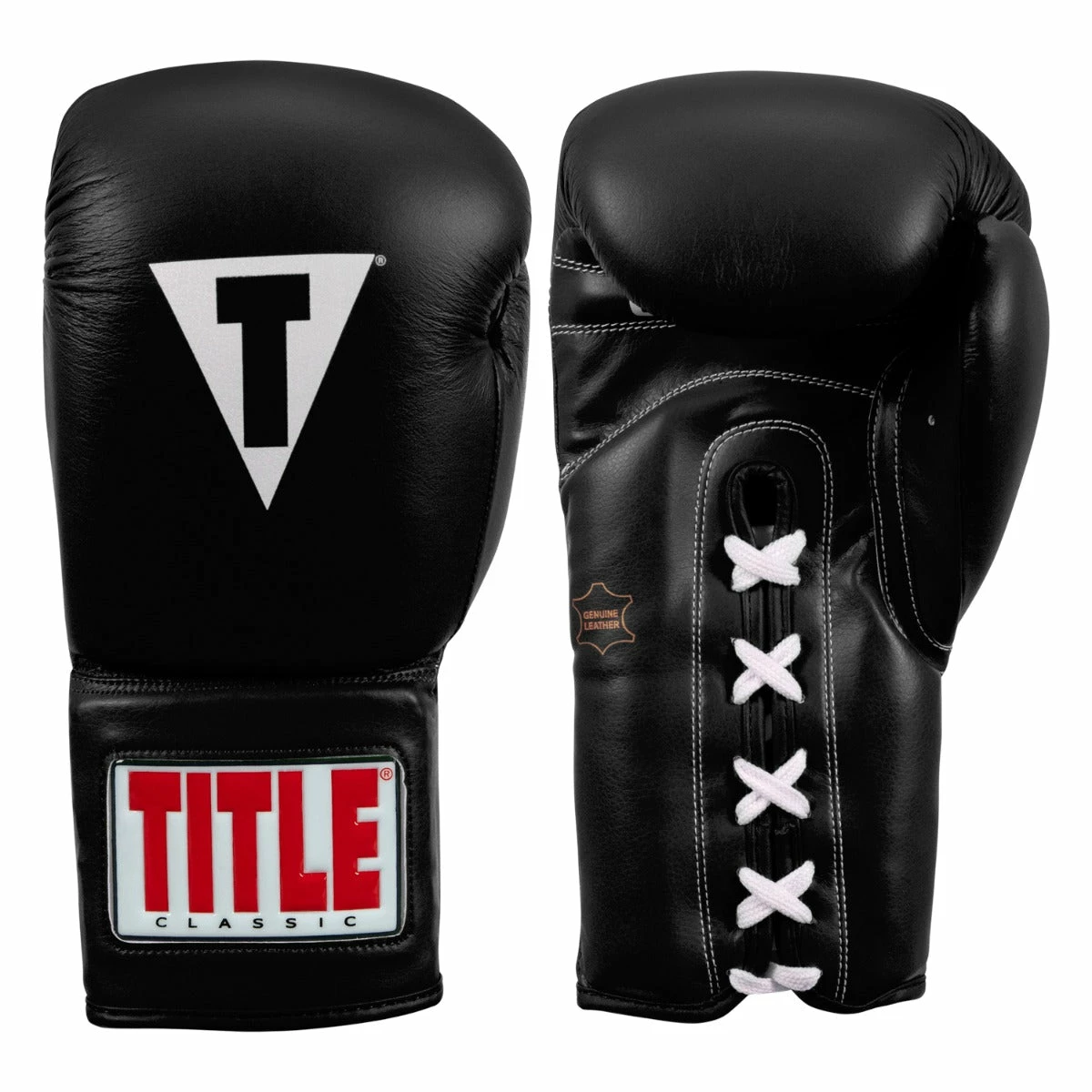 TITLE Classic Leather Lace Training Gloves 2.0 1 TITLE Classic Leather Lace Training Gloves 2.0