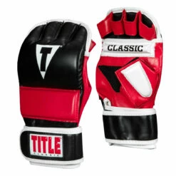TITLE Classic Wristwrap Heavy Bag Gloves -Boxing Equipment Sales Store cwhbg3 rd bk 2 1