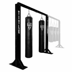 TITLE Boxing Deluxe Multi-Unit Heavy Bag Wall Stand -Boxing Equipment Sales Store dhws 04