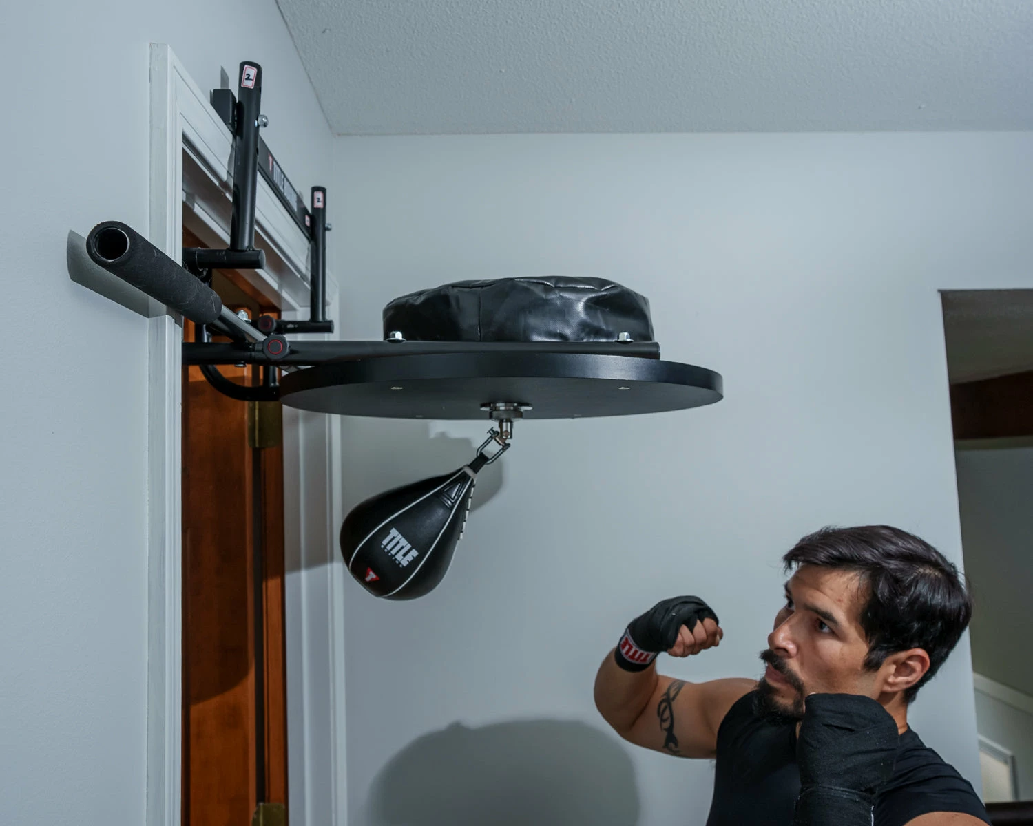 TITLE Boxing Complete Doorway Speed Bag Platform 2 TITLE Boxing Complete Doorway Speed Bag Platform - Image 2