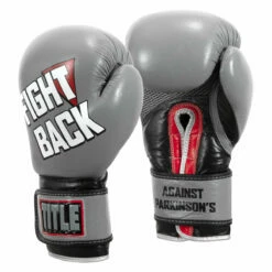 TITLE Boxing Fight Back Leather Boxing Gloves -Boxing Equipment Sales Store fbbgl gr 02