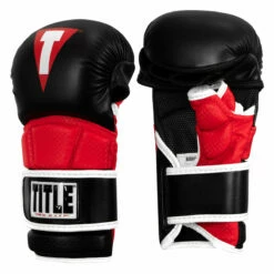 TITLE MMA Full Contact Sparring Gloves -Boxing Equipment Sales Store fcsg bk rd 02