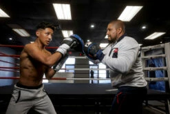 Fighting Freedom Leather Focus Mitts 23 Fighting Freedom Leather Focus Mitts -Boxing Equipment Sales Store flfm2 bk bl 1