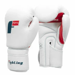 Fighting Leather Training Gloves -Boxing Equipment Sales Store fltg2 wh 02