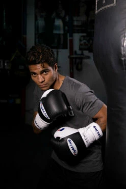 Fighting Tri-Tech Tenacious Lace Training Gloves 29 Fighting Tri-Tech Tenacious Lace Training Gloves -Boxing Equipment Sales Store fs3ttgl bk wh 2