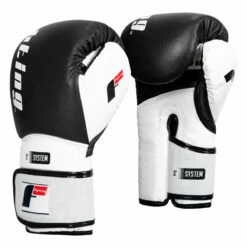 Fighting S2 GEL Power Bag Gloves -Boxing Equipment Sales Store fspgbg bk wh 0002