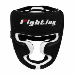Fighting S2 GEL Power Full Training Headgear -Boxing Equipment Sales Store fspghgf bk wh 2 2