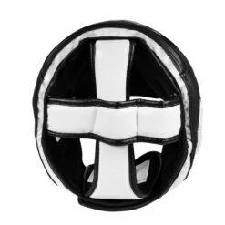 Fighting S2 GEL Power Full Training Headgear -Boxing Equipment Sales Store fspghgf bk wh 5 2