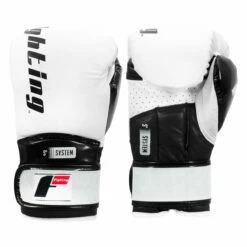 Fighting S2 GEL Power Sparring Gloves -Boxing Equipment Sales Store fspgsg wh bk 001