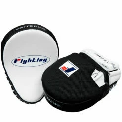 Fighting Tri-Tech Curved Mitts -Boxing Equipment Sales Store fsppm wh bk 4