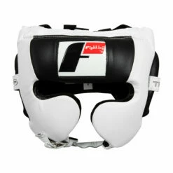 Fighting Tri-Tech Training Headgear -Boxing Equipment Sales Store fspthg wh bk 2