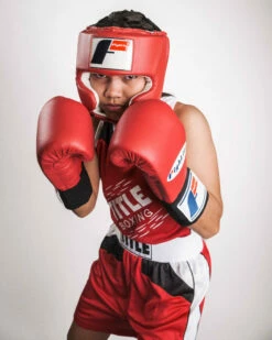 Fighting USA Boxing Competition Headgear With Cheeks -Boxing Equipment Sales Store fsuch rd