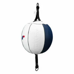 Fighting Force Leather Double End Bag -Boxing Equipment Sales Store ftgdeb wh bl 2