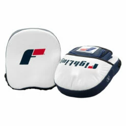 Fighting Force Micro Leather Punch Mitts -Boxing Equipment Sales Store ftgmpm wh bl bk 5