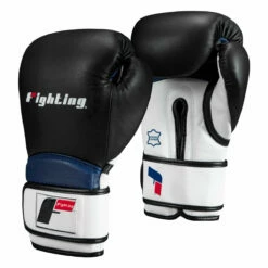 Fighting Ferocity Leather Training Gloves 17 Fighting Ferocity Leather Training Gloves -Boxing Equipment Sales Store ftgtg bk wh bl 2 2
