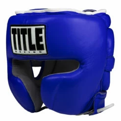 TITLE Boxing Leather Sparring Headgear -Boxing Equipment Sales Store fthg bl 1
