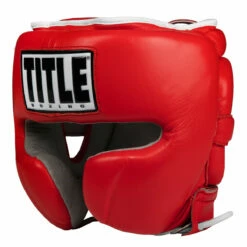 TITLE Boxing Leather Sparring Headgear -Boxing Equipment Sales Store fthg rd 1