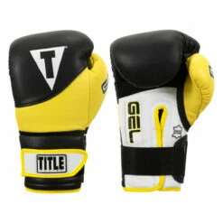 TITLE Boxing Gel Suspense V2T Training Gloves -Boxing Equipment Sales Store gstgev2t bk ye 01
