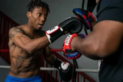 TITLE Boxing Gel World Elastic Training Gloves -Boxing Equipment Sales Store gtwge bk