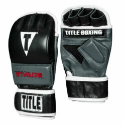 TITLE Boxing Invade Wrist Wrap Heavy Bag Gloves 2.0 -Boxing Equipment Sales Store iwhbg2 bk wh 2 1