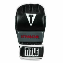 TITLE Boxing Invade Wrist Wrap Heavy Bag Gloves 2.0 -Boxing Equipment Sales Store iwhbg2 bk wh 3 1