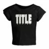 TITLE Boxing Raglan Crop Top