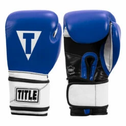 TITLE Boxing Premium Leather Performance Training Gloves 21 TITLE Boxing Premium Leather Performance Training Gloves -Boxing Equipment Sales Store lptg bl wh bk 001