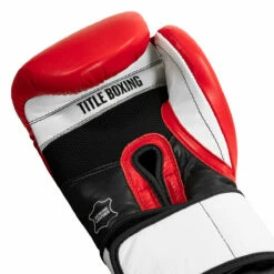 TITLE Boxing Premium Leather Performance Training Gloves 19 TITLE Boxing Premium Leather Performance Training Gloves -Boxing Equipment Sales Store lptg rd wh bk 005