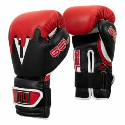 TITLE Boxing Gel Lava Leather Series Bag Gloves -Boxing Equipment Sales Store mlvlbg bk rd wh 02