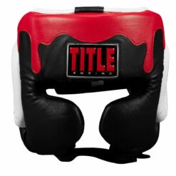 TITLE Boxing Gel Lava Leather Series Headgear -Boxing Equipment Sales Store mlvlhg bk wh rd 2 1