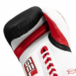 TITLE Boxing Gel Lava Leather Series Sparring Gloves -Boxing Equipment Sales Store mlvlsg wh rd bk 05