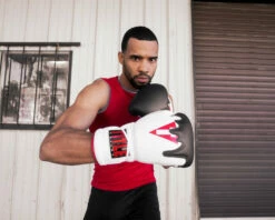 TITLE Boxing Gel Lava Leather Series Sparring Gloves -Boxing Equipment Sales Store mlvlsg wh rd bk 4