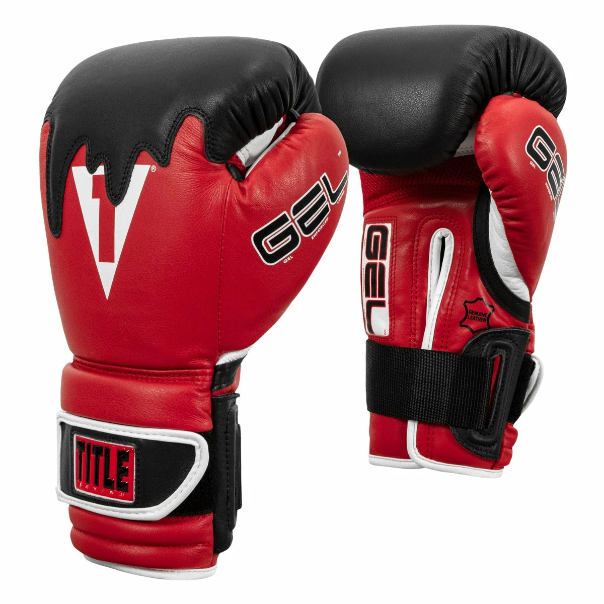 TITLE Boxing Gel Lava Leather Series Training Gloves 3 TITLE Boxing Gel Lava Leather Series Training Gloves - Image 3