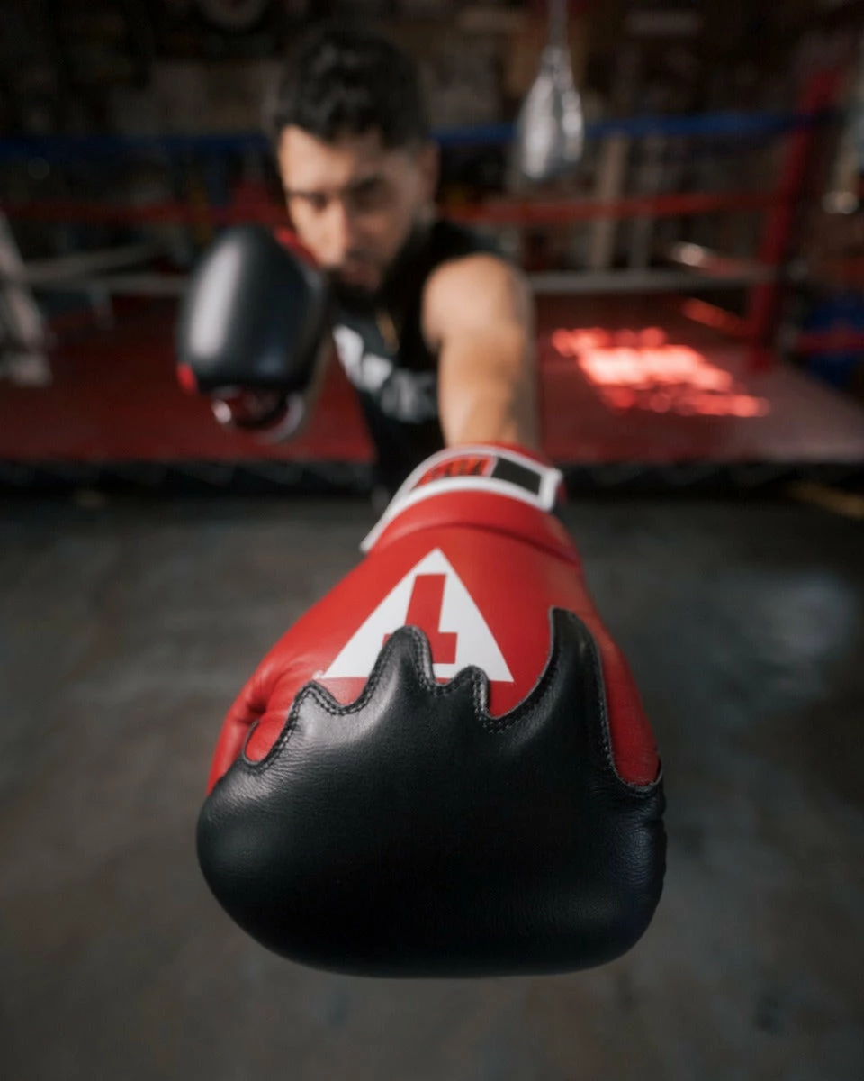 TITLE Boxing Gel Lava Leather Series Training Gloves 7 TITLE Boxing Gel Lava Leather Series Training Gloves - Image 7