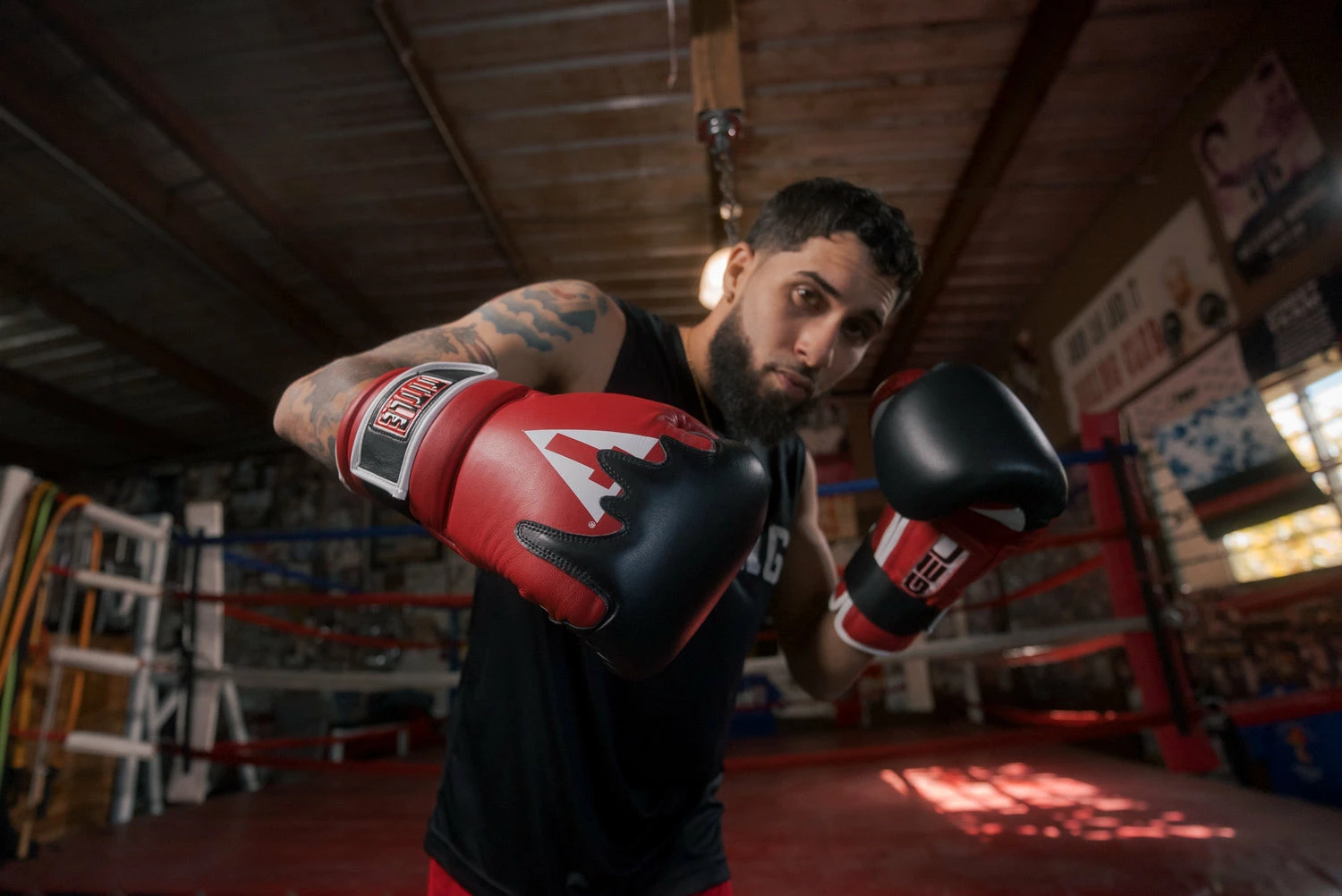 TITLE Boxing Gel Lava Leather Series Training Gloves 8 TITLE Boxing Gel Lava Leather Series Training Gloves - Image 8