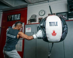 TITLE Boxing Mammoth Smash Double End Bag -Boxing Equipment Sales Store msbdeb bk wh rd 2