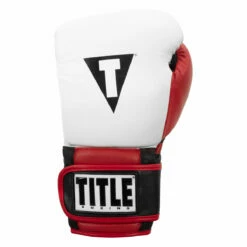 TITLE Boxing Gel Professional Series Training Gloves -Boxing Equipment Sales Store pgstg wh bk 03