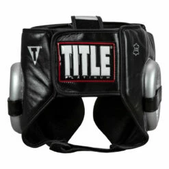 TITLE Platinum Traditional Training Headgear -Boxing Equipment Sales Store plhgt bk sv 4 1 1