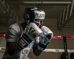 TITLE Platinum Traditional Training Headgear -Boxing Equipment Sales Store plhgt bk sv 3 1 1