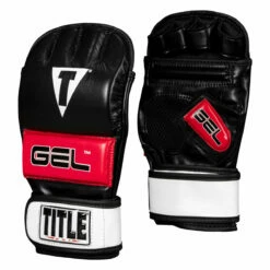 TITLE MMA Perform Gel Bag Gloves 2.0 7 TITLE MMA Perform Gel Bag Gloves 2.0 -Boxing Equipment Sales Store pmgbg2 bk rd 02
