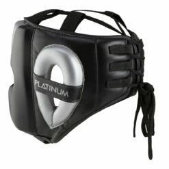 TITLE Platinum Proclaim Power Training Headgear -Boxing Equipment Sales Store pppshg bk sv 3