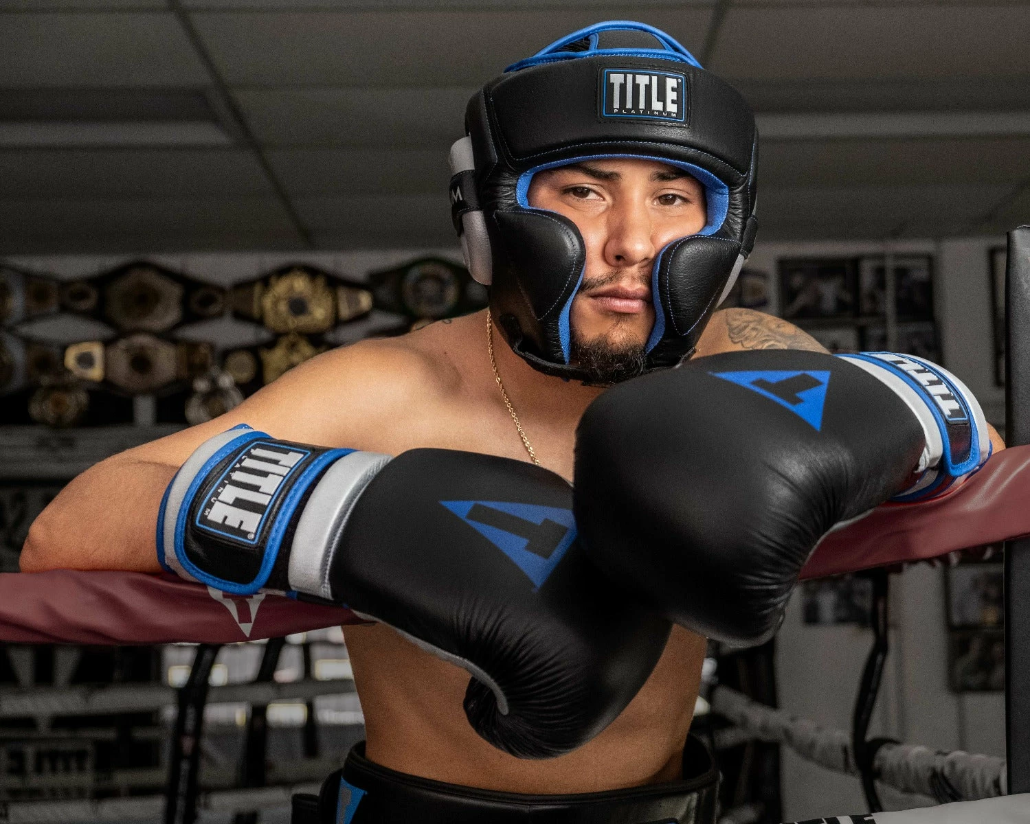 TITLE Platinum Perilous Training Headgear 2 TITLE Platinum Perilous Training Headgear - Image 2